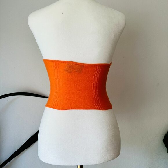 WIndsor strapless orange corset top XS - Picture 3 of 10